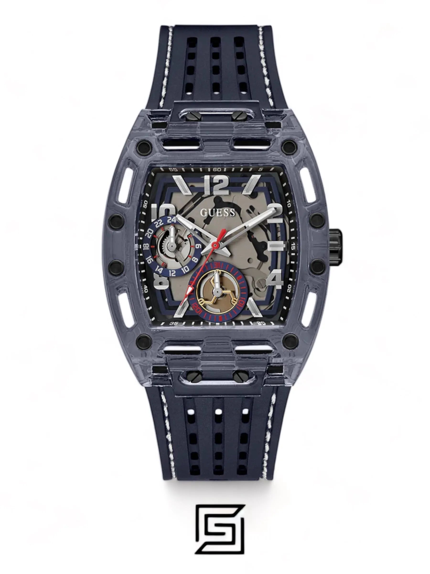 original-watches GUESS Mens Blue Navy Multi-function Watch GW0499G1