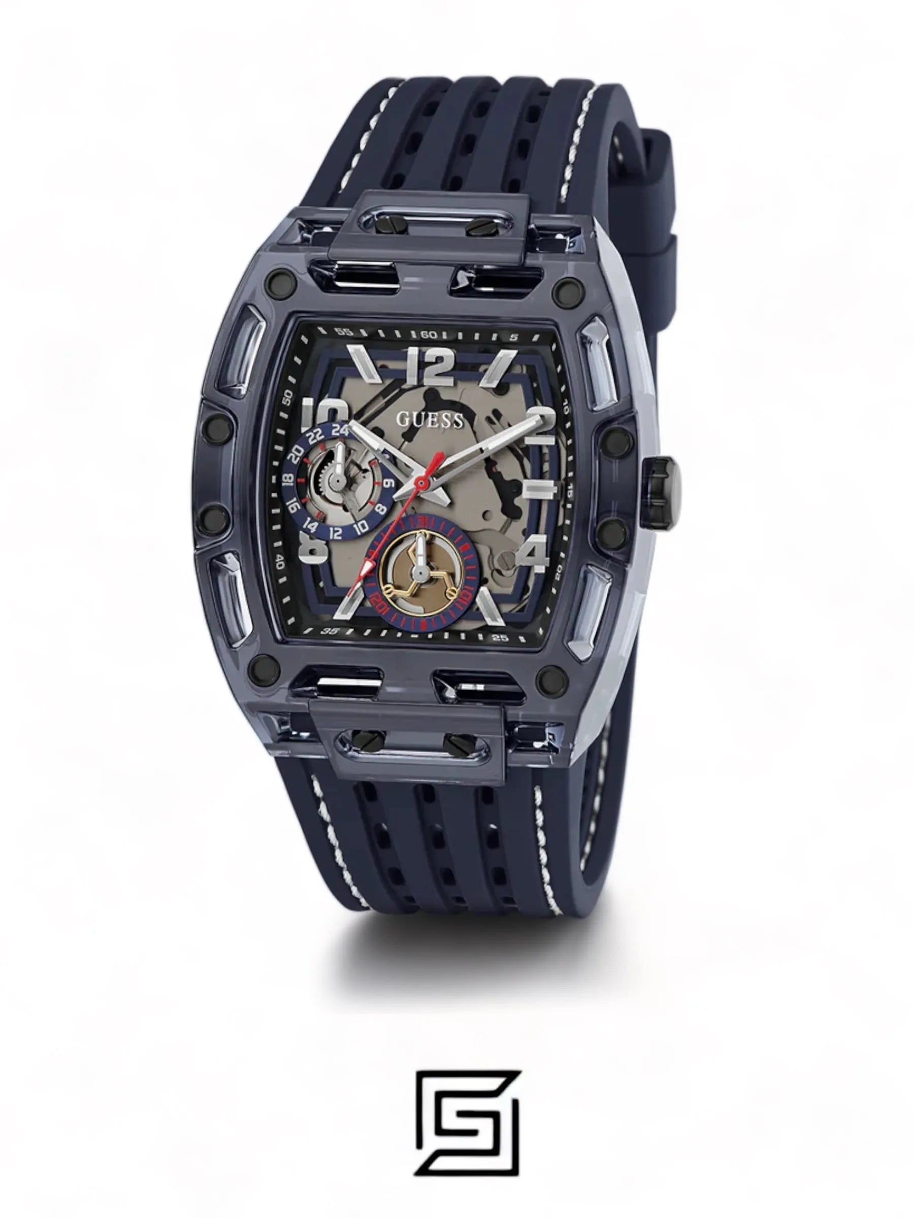 original-watches GUESS Mens Blue Navy Multi-function Watch GW0499G1