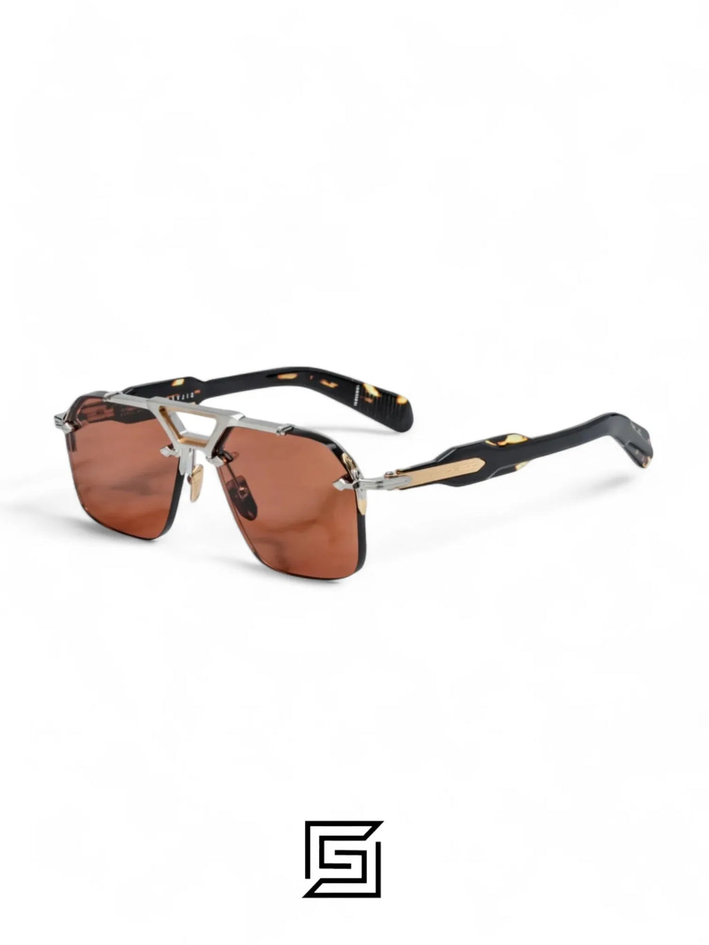 Jacques Marie Mage SILVERTON Sunglasses Men - red