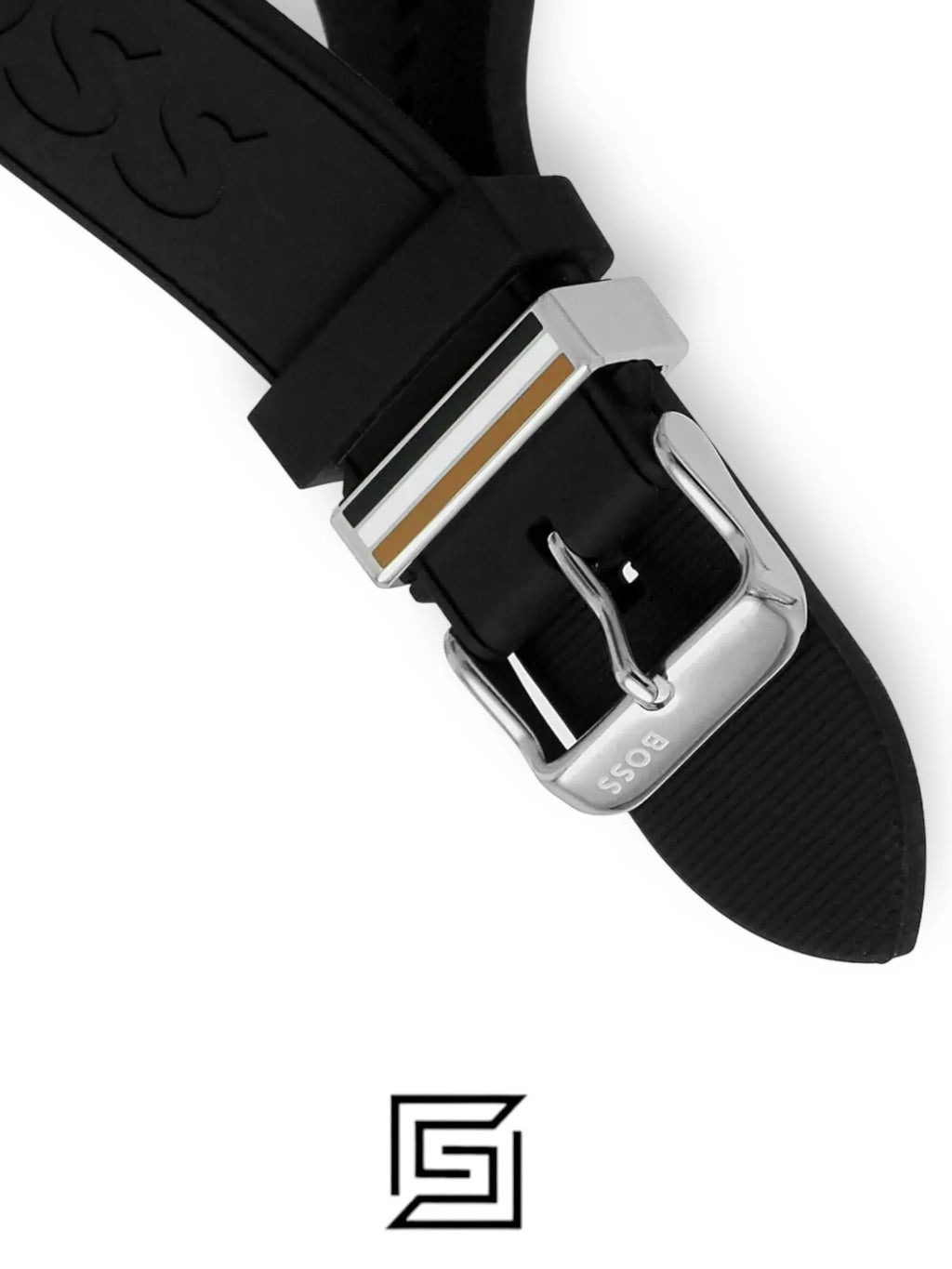 Hugo Boss watches BOSS Chronograph Quartz Watch for Men with Black Silicone Bracelet - 1513953