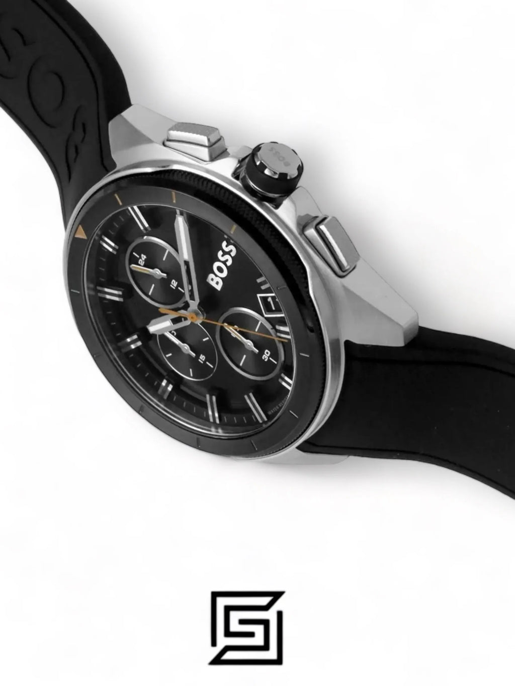 Hugo Boss watches BOSS Chronograph Quartz Watch for Men with Black Silicone Bracelet - 1513953