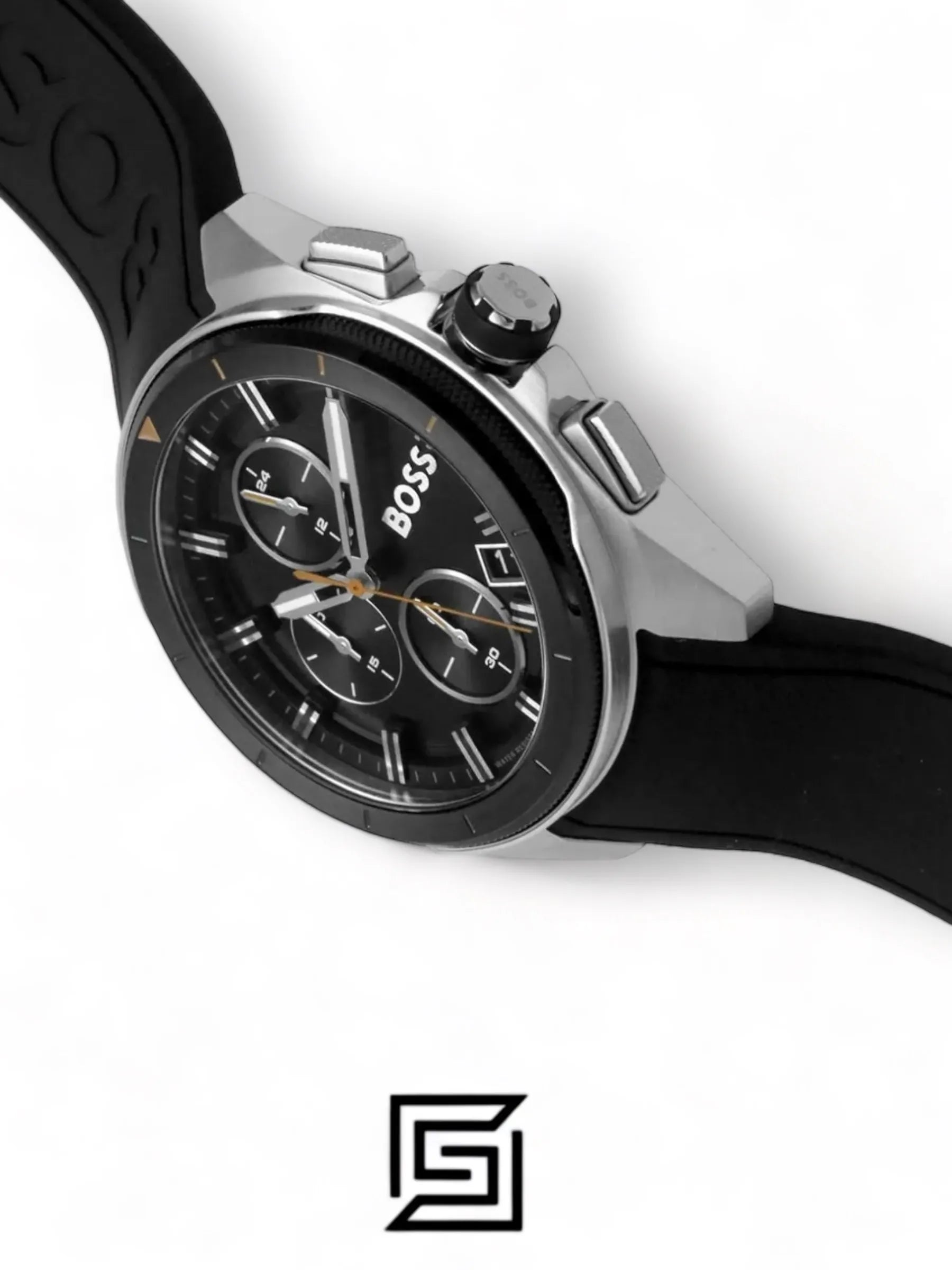 Hugo Boss watches BOSS Chronograph Quartz Watch for Men with Black Silicone Bracelet - 1513953