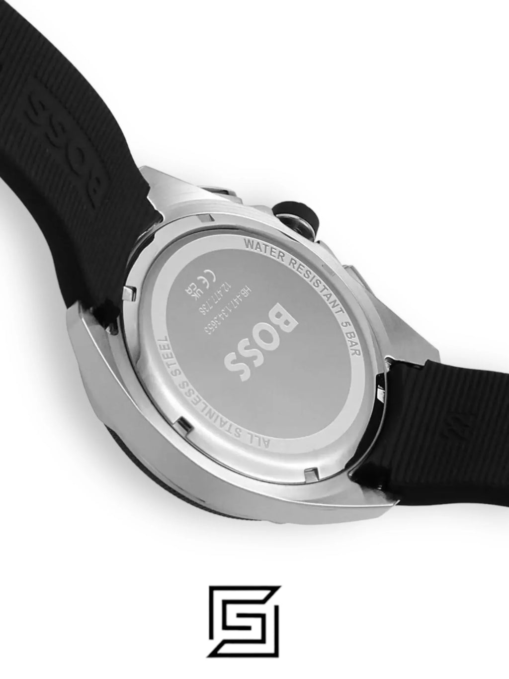 Hugo Boss watches BOSS Chronograph Quartz Watch for Men with Black Silicone Bracelet - 1513953