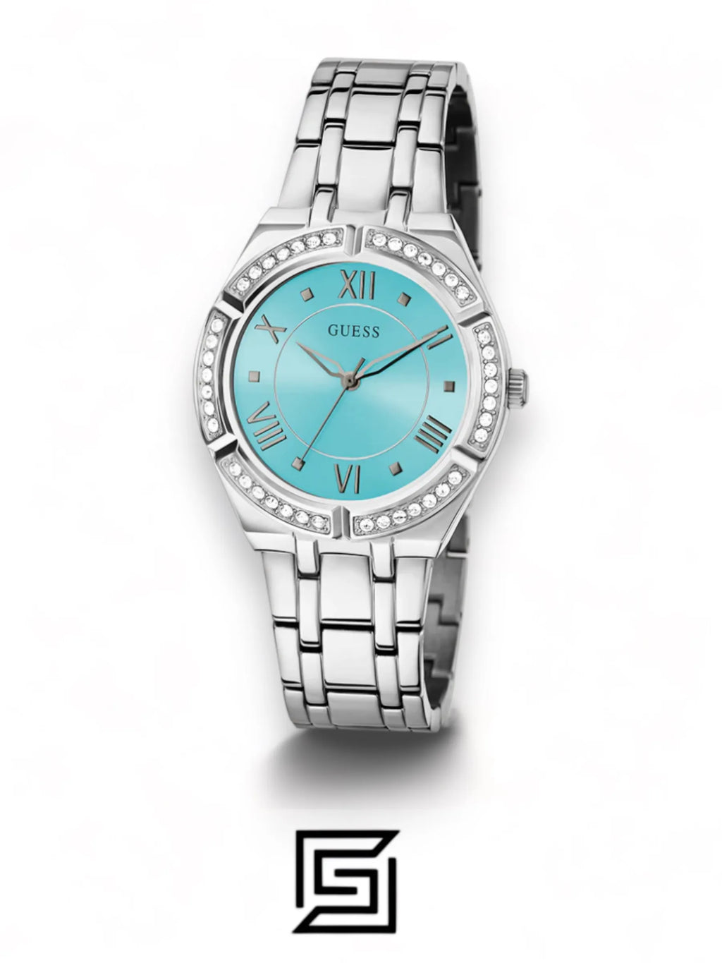 watches GUESS Ladies Silver Tone Analog Watch - GW0033L7