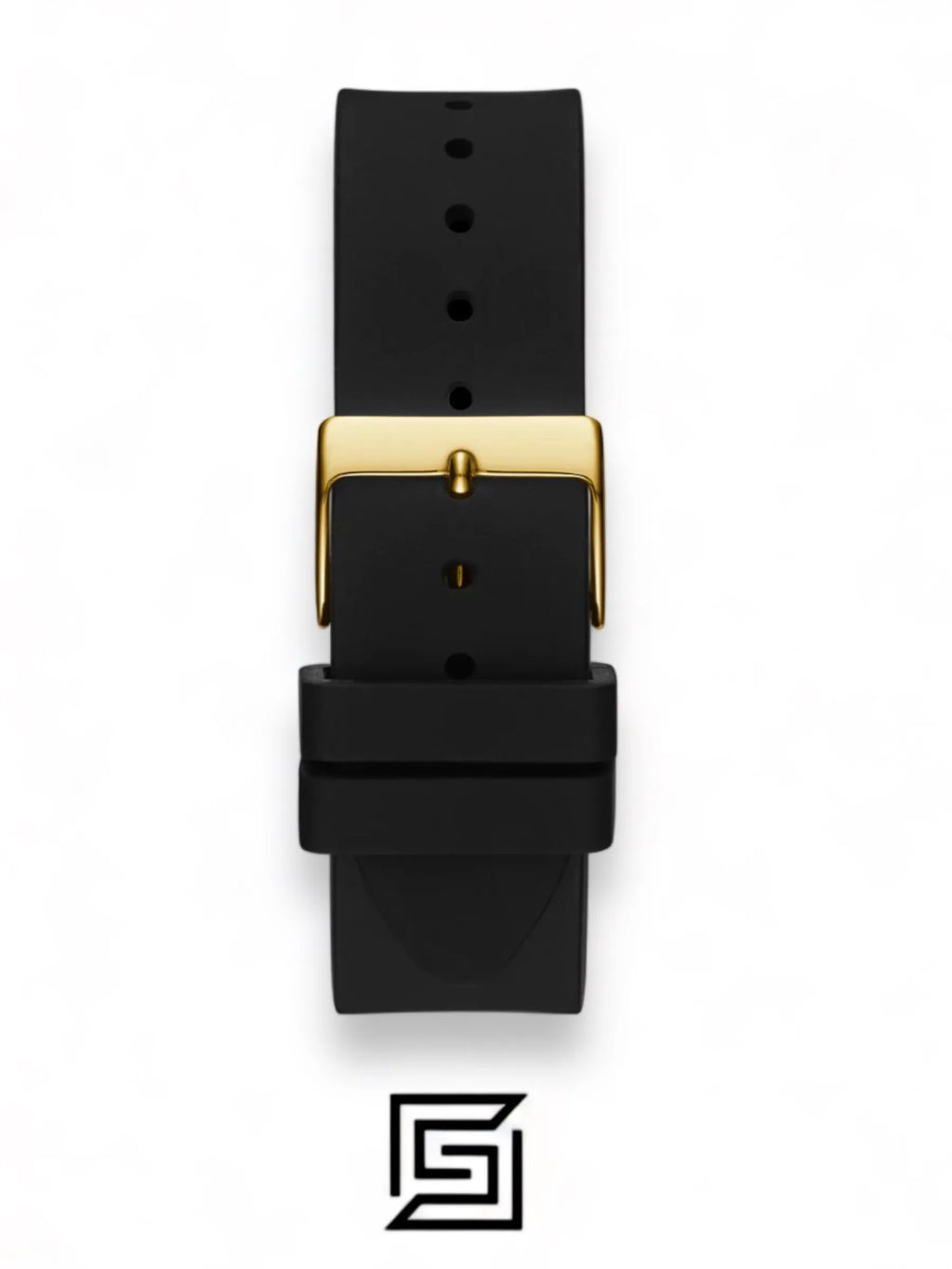 watches GUESS Ladies Black Gold Tone Analog Watch GW0109L1