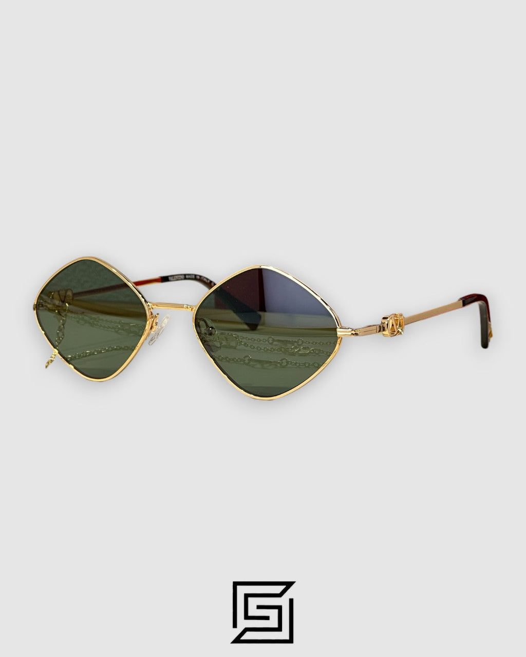 Valentino VA2088 Sunglasses For Women - GOLD_OIL