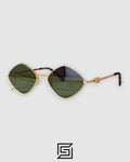Valentino VA2088 Sunglasses For Women - GOLD_OIL