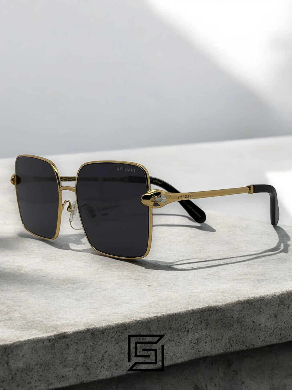 نظارة شمسية BVLGARI BV6180 نسائية - ذهبي-عدسات-ملونة