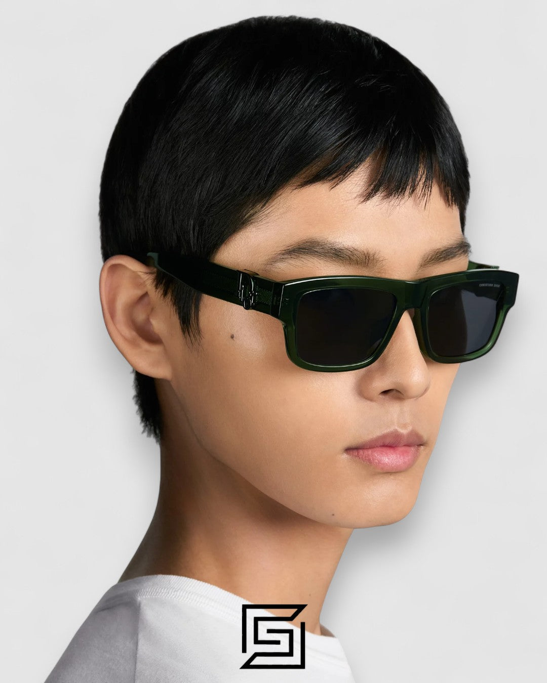 Dior Obliques S3F Black Lenses Transparent Green Frame