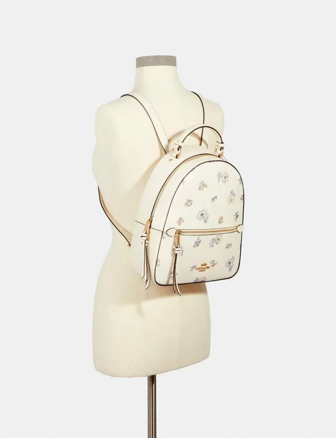 Backpack Leather Women Zip Backpacks with Full Set of Coach Package C1804