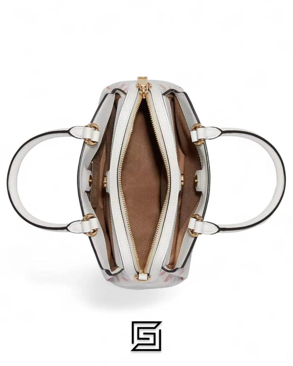 Coach leather Mini Lillie Carryall In Signature Canvas With Mystical Floral Print Style No. C8340