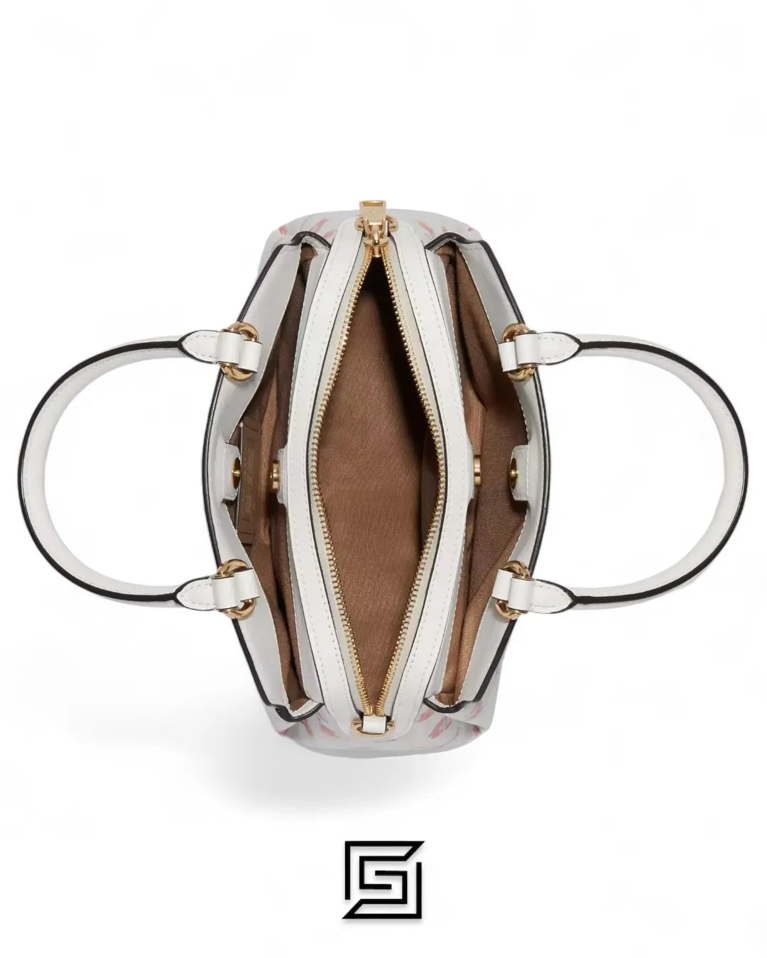 Coach leather Mini Lillie Carryall In Signature Canvas With Mystical Floral Print Style No. C8340