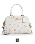 Coach leather Mini Lillie Carryall In Signature Canvas With Mystical Floral Print Style No. C8340