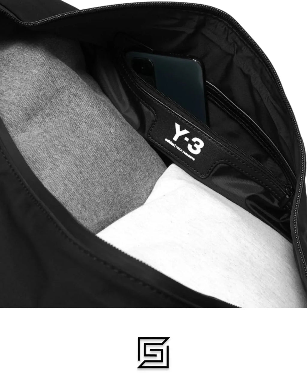 leather CY3505 Y-3 YOHJI GYM BLACK
