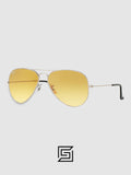 Ray Ban RB3025 AVIATOR LARGE 58 Sunglasses Unisex - silver_yellow