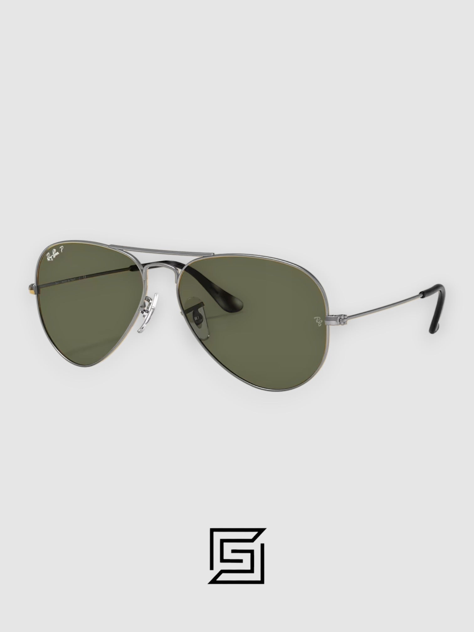 نظارات راي بان RB3025 AVIATOR LARGE 58 الشمسية للجنسين - فضي_G15