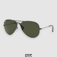 نظارات شمسية للجنسين Ray Ban RB3025 AVIATOR LARGE 58 - أسود_G15