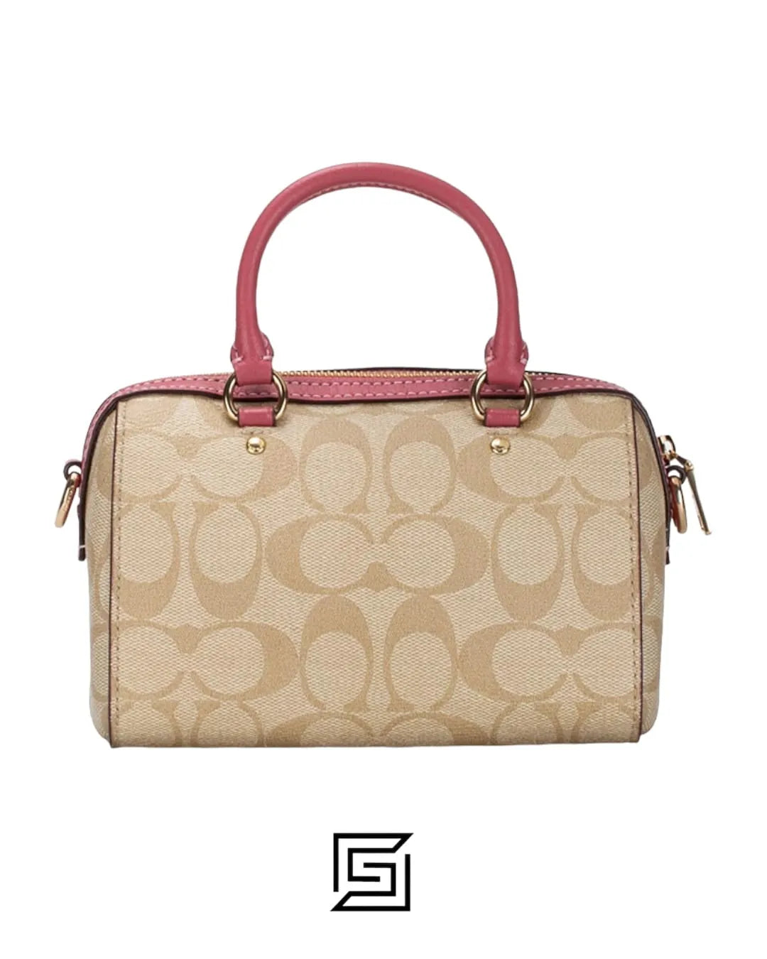 Coach leather Mini Rowan Crossbody In Signature Canvas C9947
