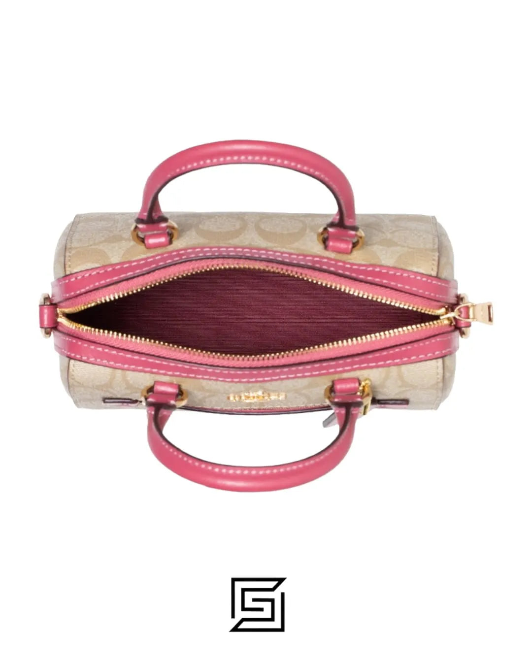 Coach leather Mini Rowan Crossbody In Signature Canvas C9947