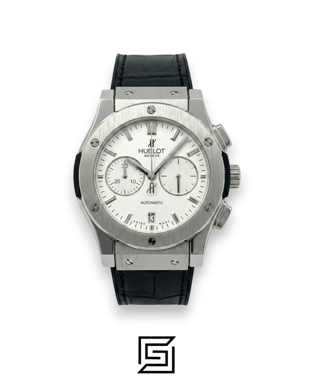 Hublot Classic Fusion White – Silver Case – Japanese Quartz Movement – Rubber Strap