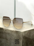 نظارة شمسية نسائية BVLGARI BV40030 - عدسات باللون الذهبي المتعدد
