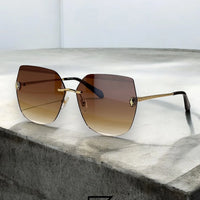 نظارات شمسية BVLGARI BV40030 للنساء - ذهبي