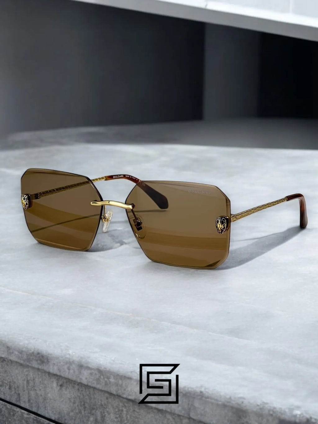 BVLGARI BV40026 sunglasses for women - brown
