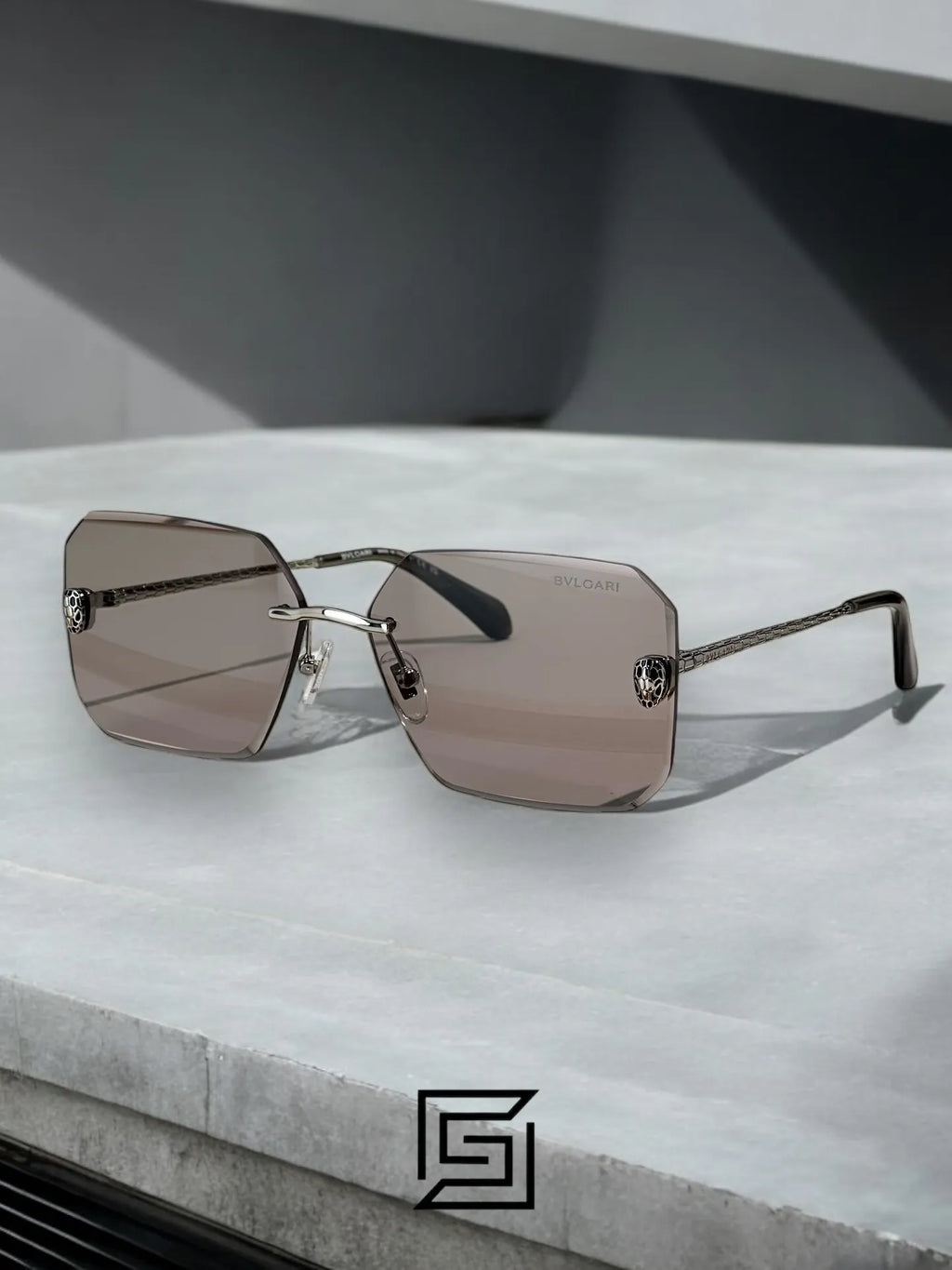 نظارة شمسية BVLGARI BV40026 للنساء - فضي-2