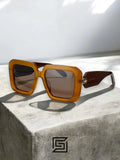 Bvlgari sunglasses BV40006 01A/BLACK X BLACK - transparent-brown