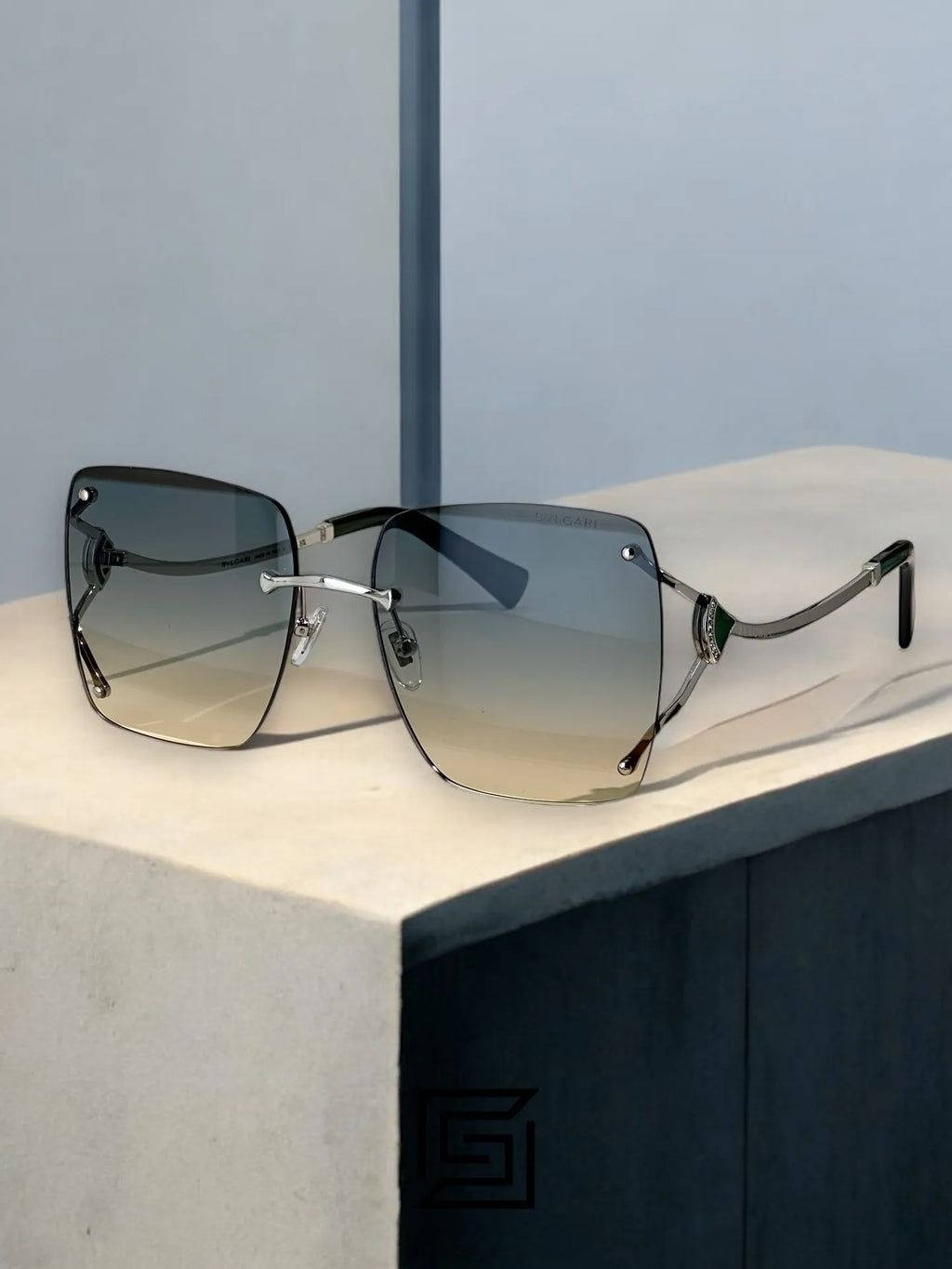 نظارات شمسية BVLGARI BV6190 للنساء - أخضر