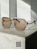 نظارة شمسية BVLGARI BV6190 للنساء - ذهبي