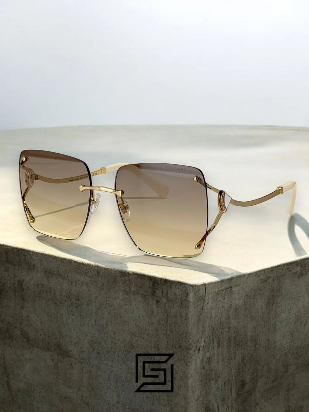 نظارات شمسية BVLGARI BV6190 للنساء - عسلية