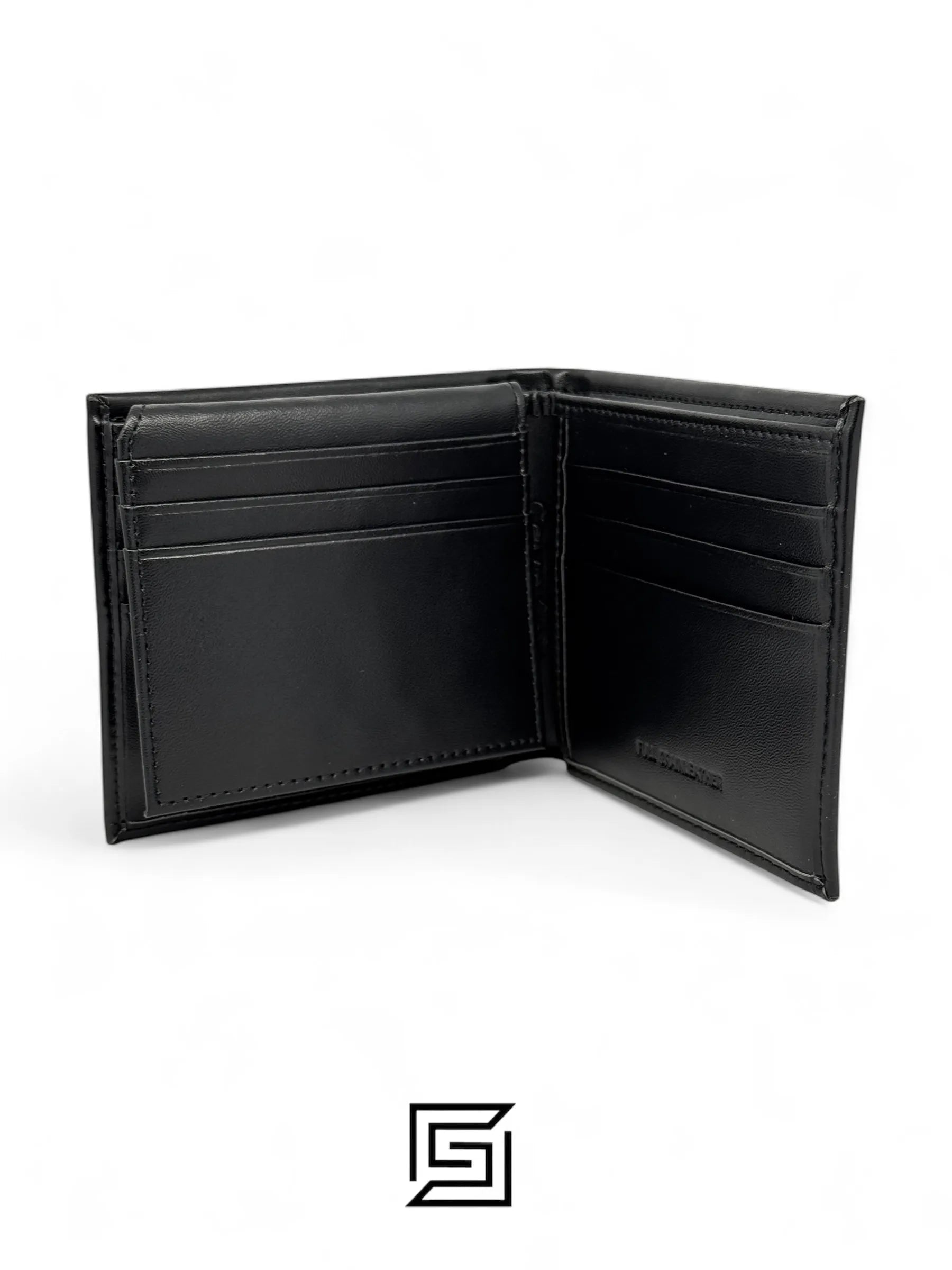 Calvin Klein CK SINGLE WALLET LOGO INSIDE LEATHER CK BIG BOX/BLACK