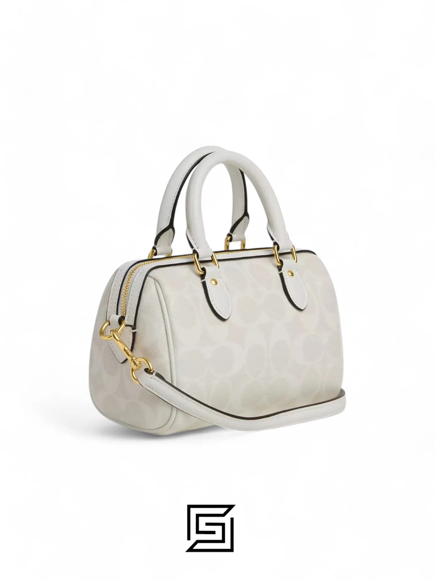 Coach leather Mini Rowan Crossbody In Signature Canvas CS183