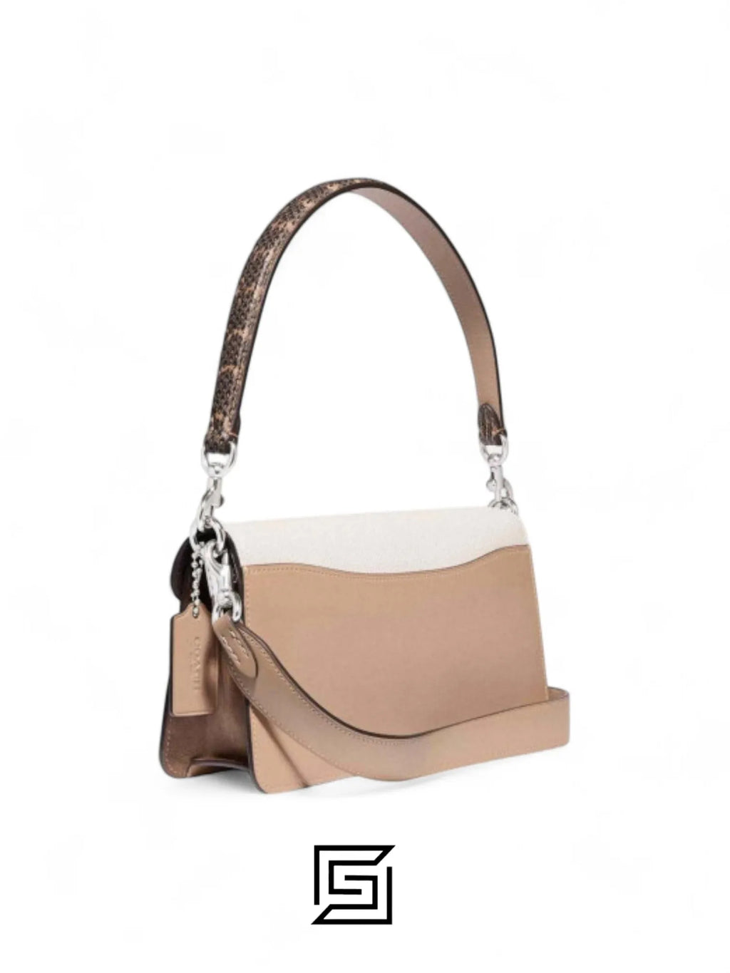 Coach Tabby 26 Leather &amp; Snakeskin Shoulder Bag Style No.39972