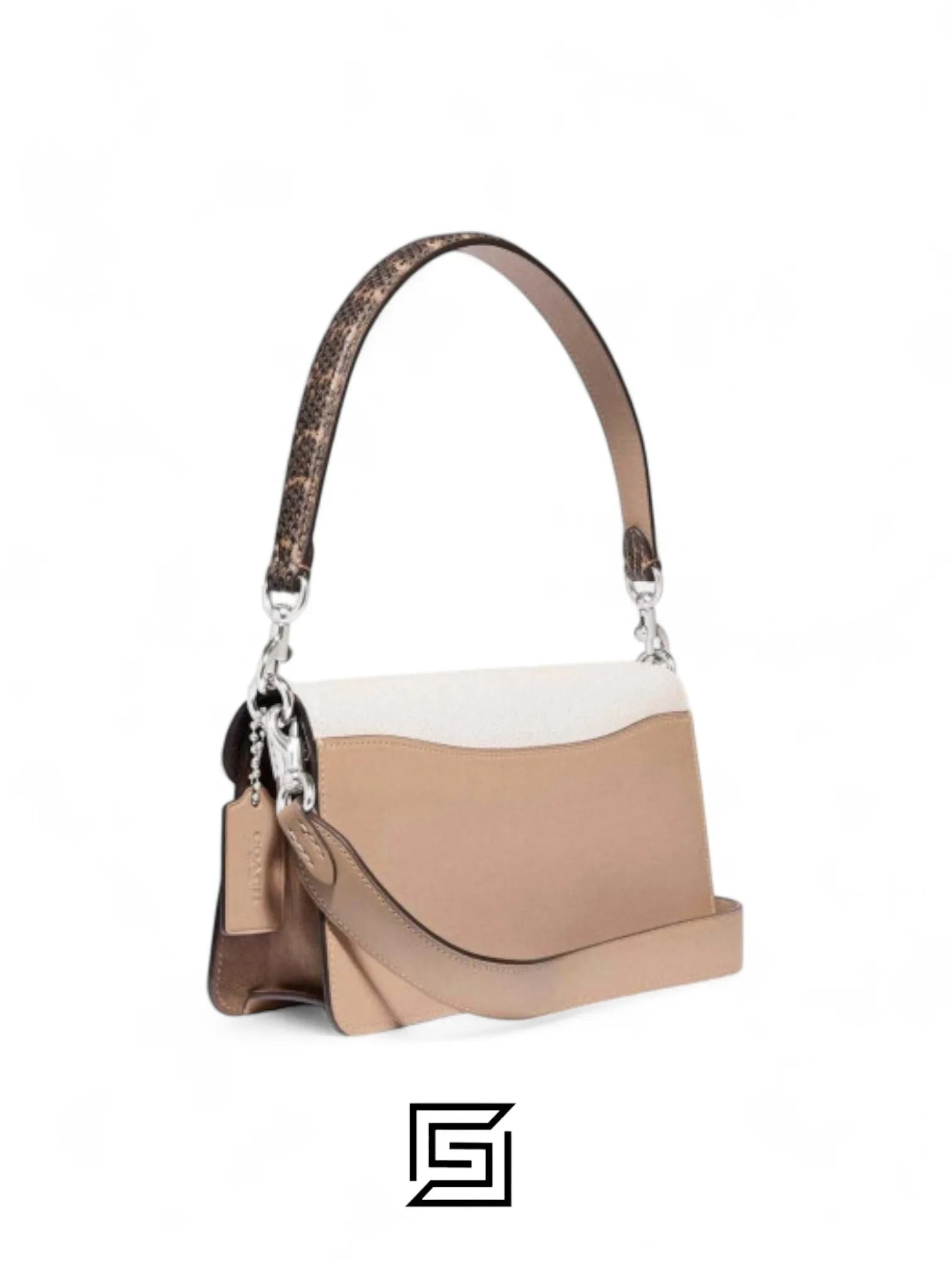 Coach Tabby 26 Leather &amp; Snakeskin Shoulder Bag Style No.39972