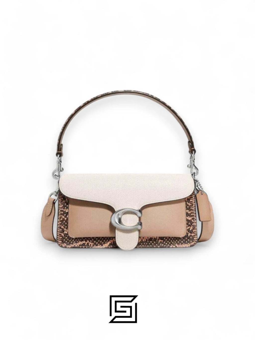 Coach Tabby 26 Leather &amp; Snakeskin Shoulder Bag Style No.39972
