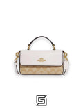Mini Josie Top Handle Crossbody In Blocked Signature Canvas Style No. CC340