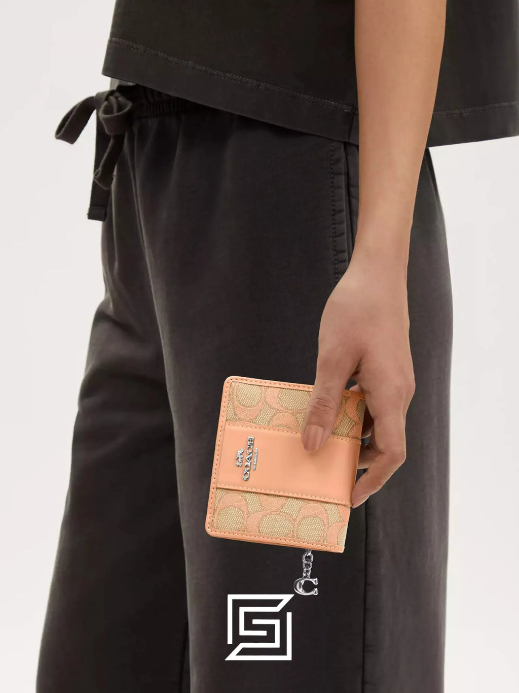 Snap Wallet In Signature Jacquard CT980