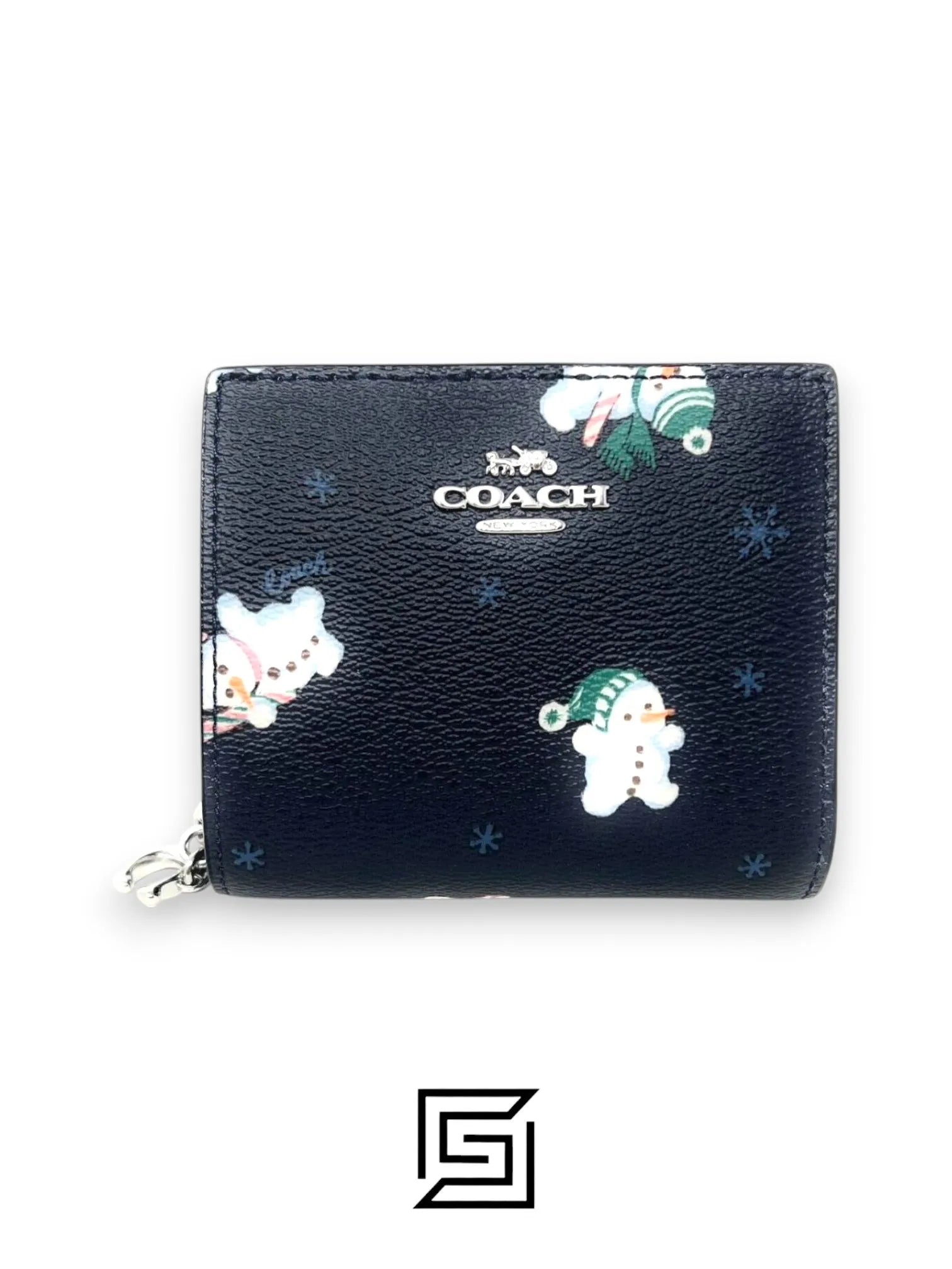 Snap Wallet With Snowman Print Style C6941