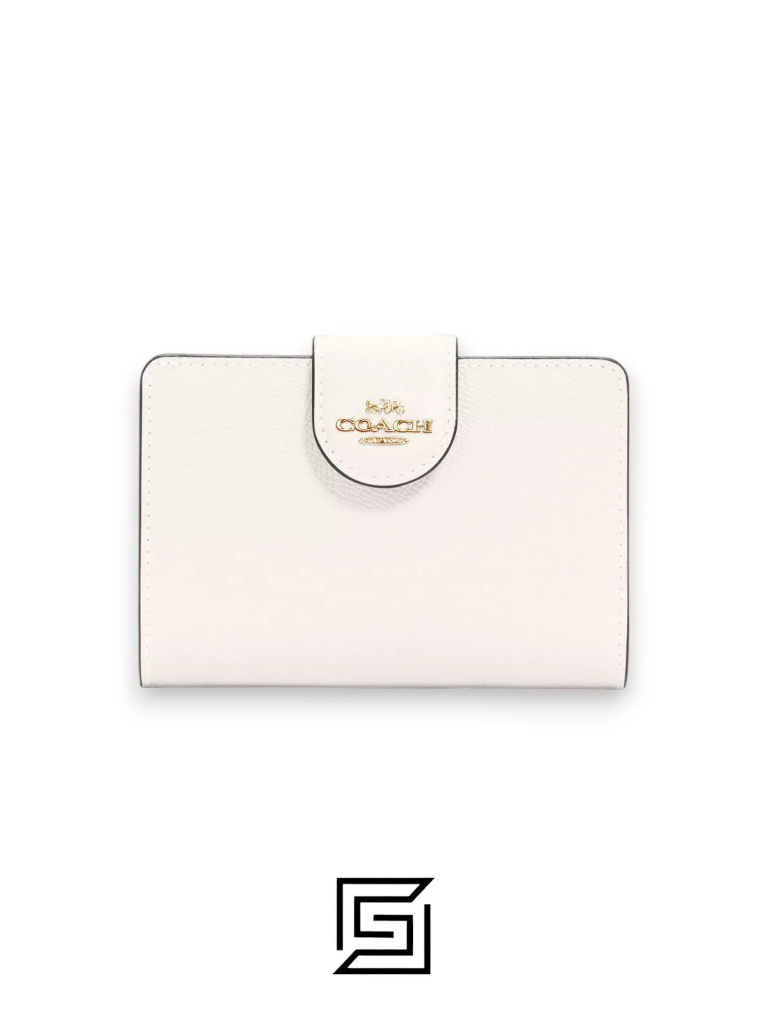 Medium Corner Zip Wallet Style Number 6390 White