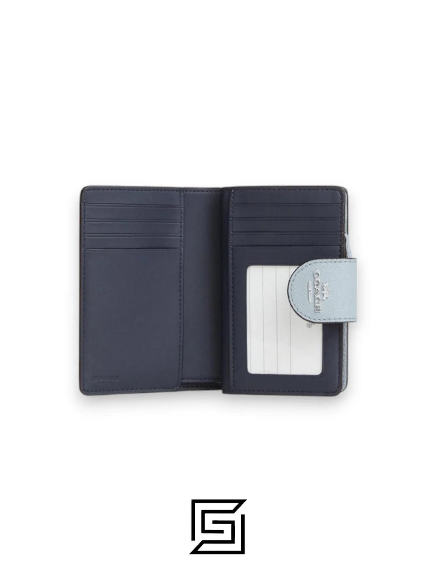 Medium Corner Zip Wallet Style Number 6390 Blue