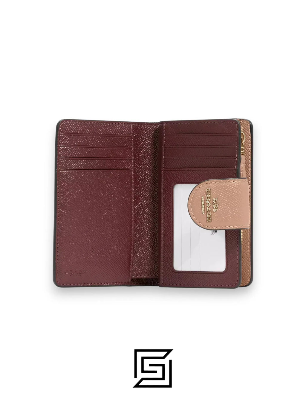 Medium Corner Zip Wallet Style Number 6390 Khaki