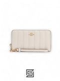 Long Zip Around Wallet With Quilting Style No. C4454