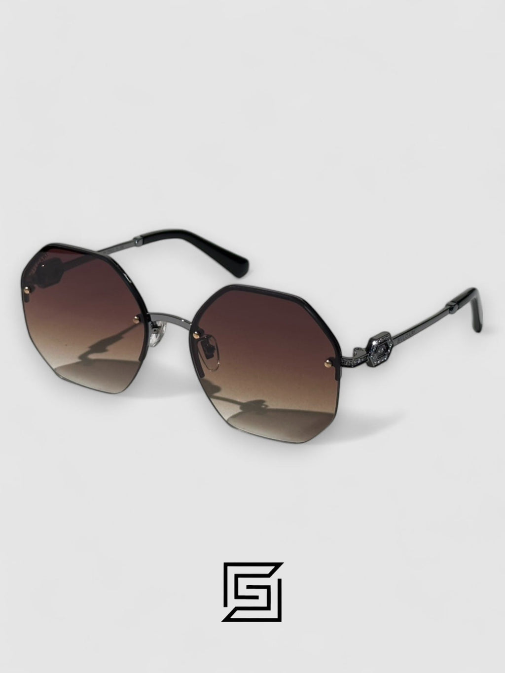 BVLGARI Sunglasses women BV6122/GUN X BROWN