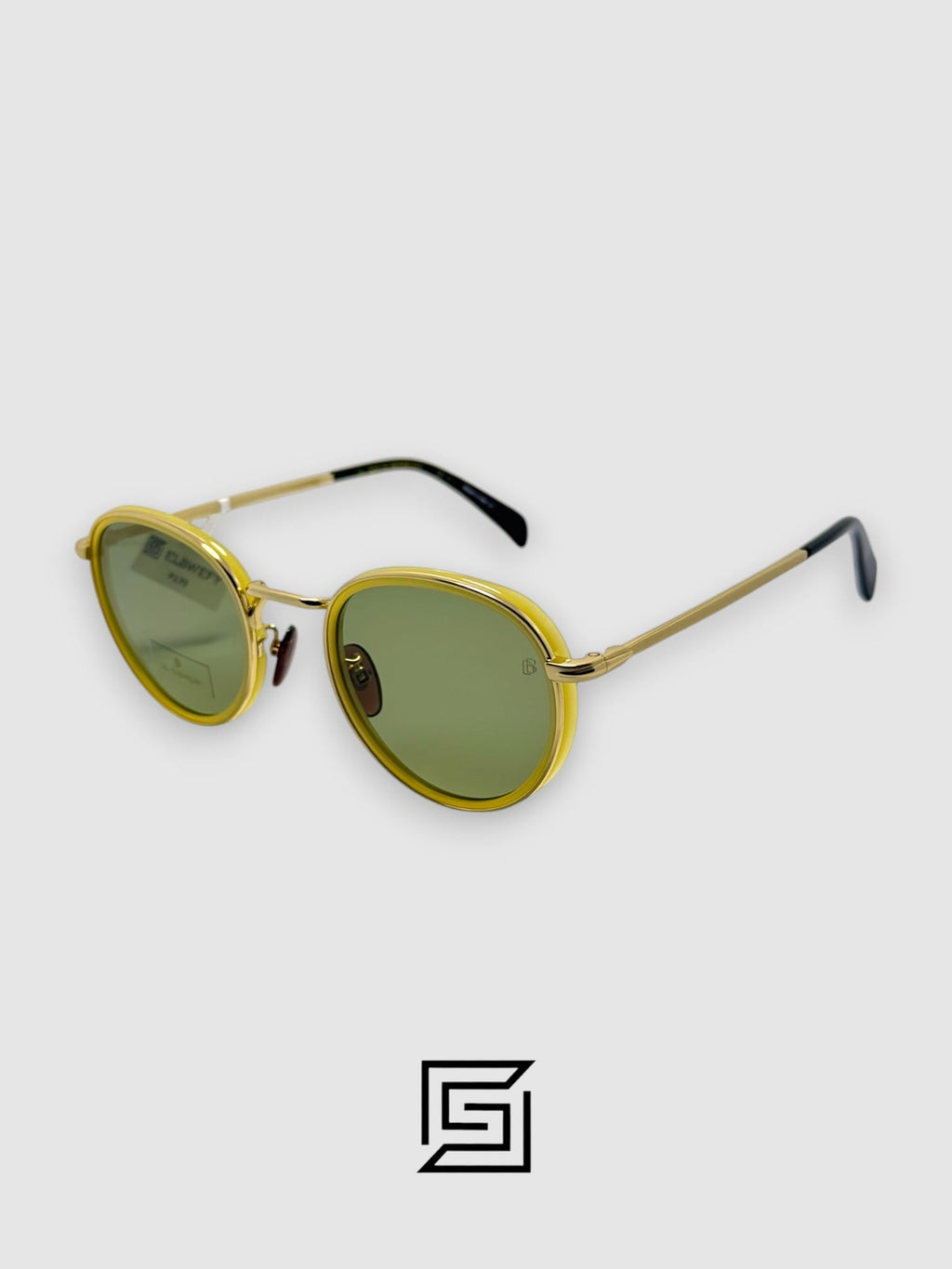 David Beckham DB1033 Sunglasses Men - TRANC-DARK GREEN