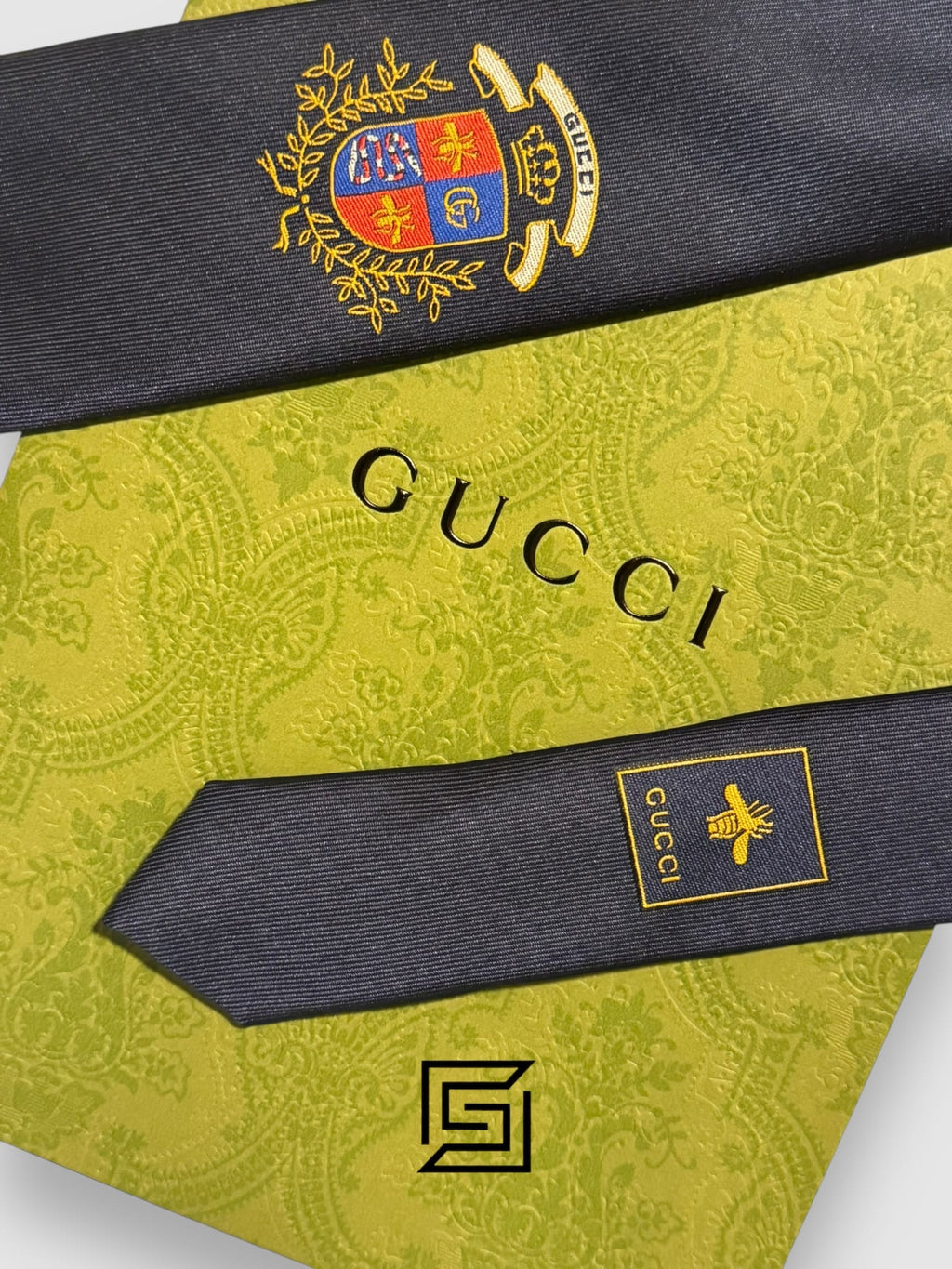 Gucci - Navy Blue Color With Royal Logo