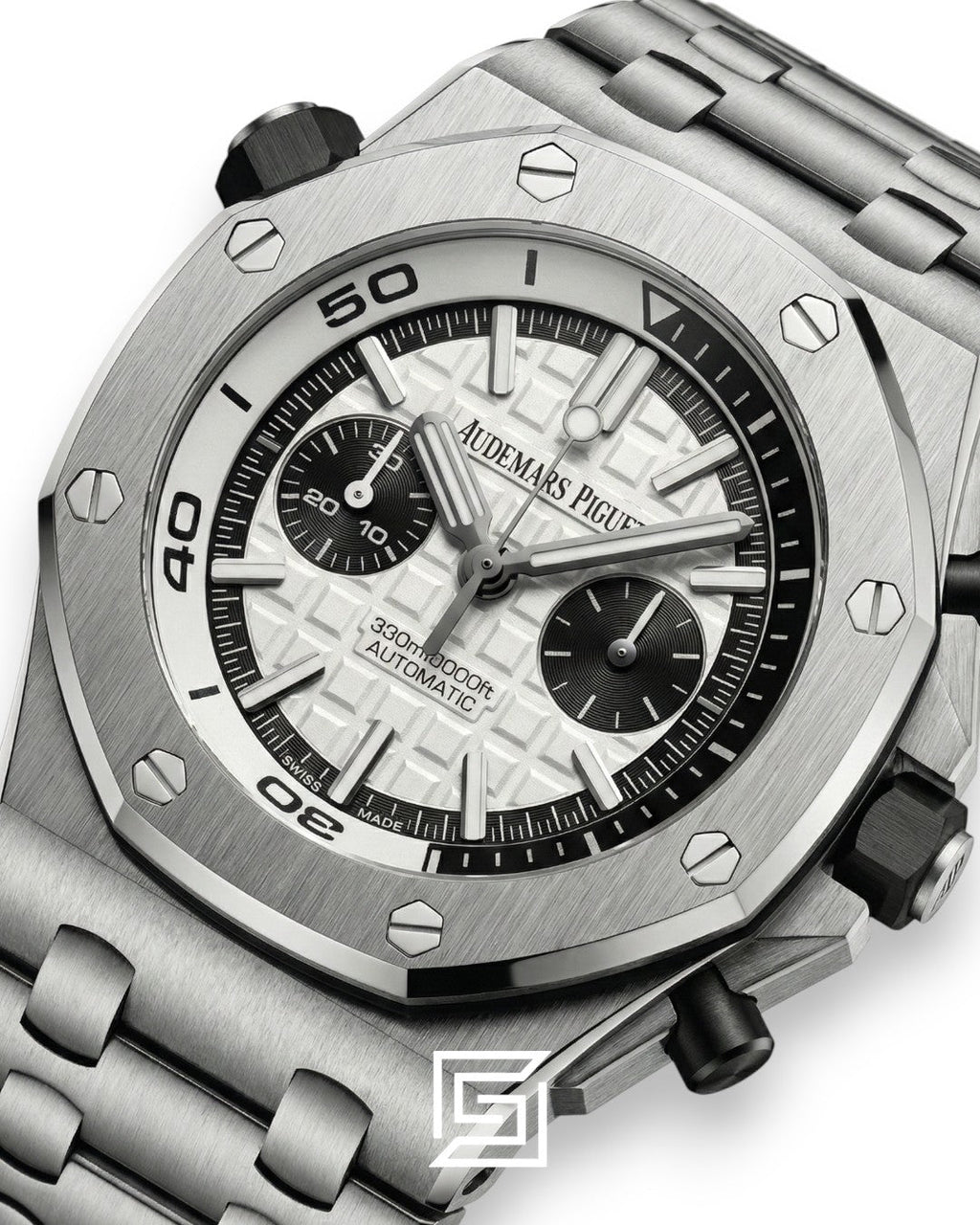 رويال أوك أوفشور j03168 عدّادان-فضي/أبيض