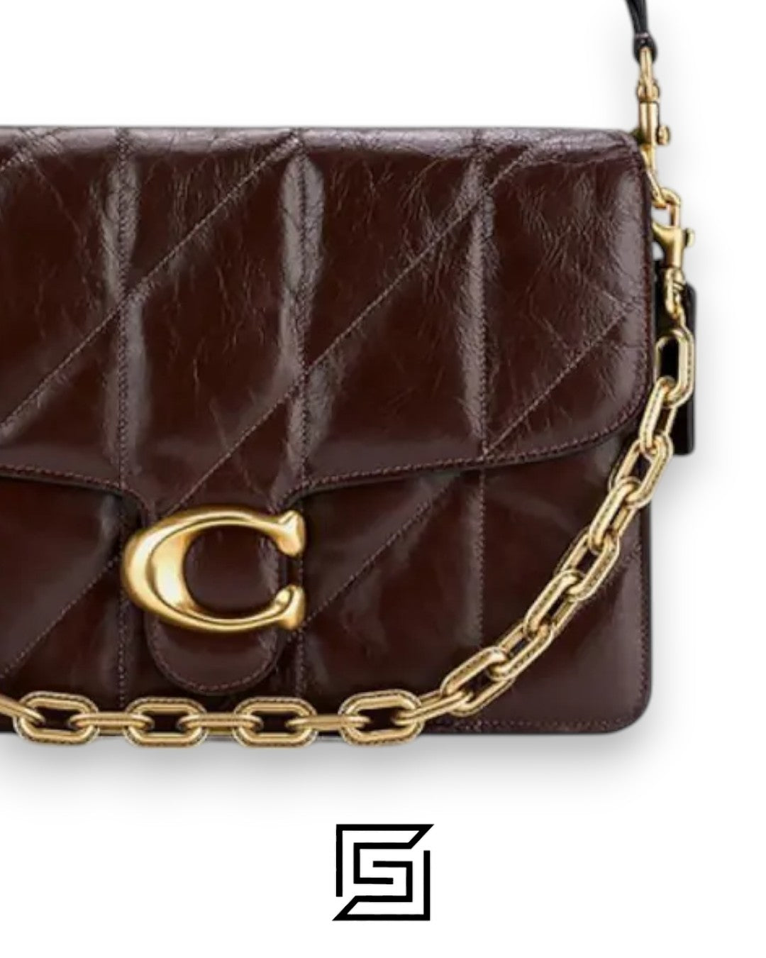 CHAIN TABBY SHOULDER BAG 30 WITH QUILTING CAF54
