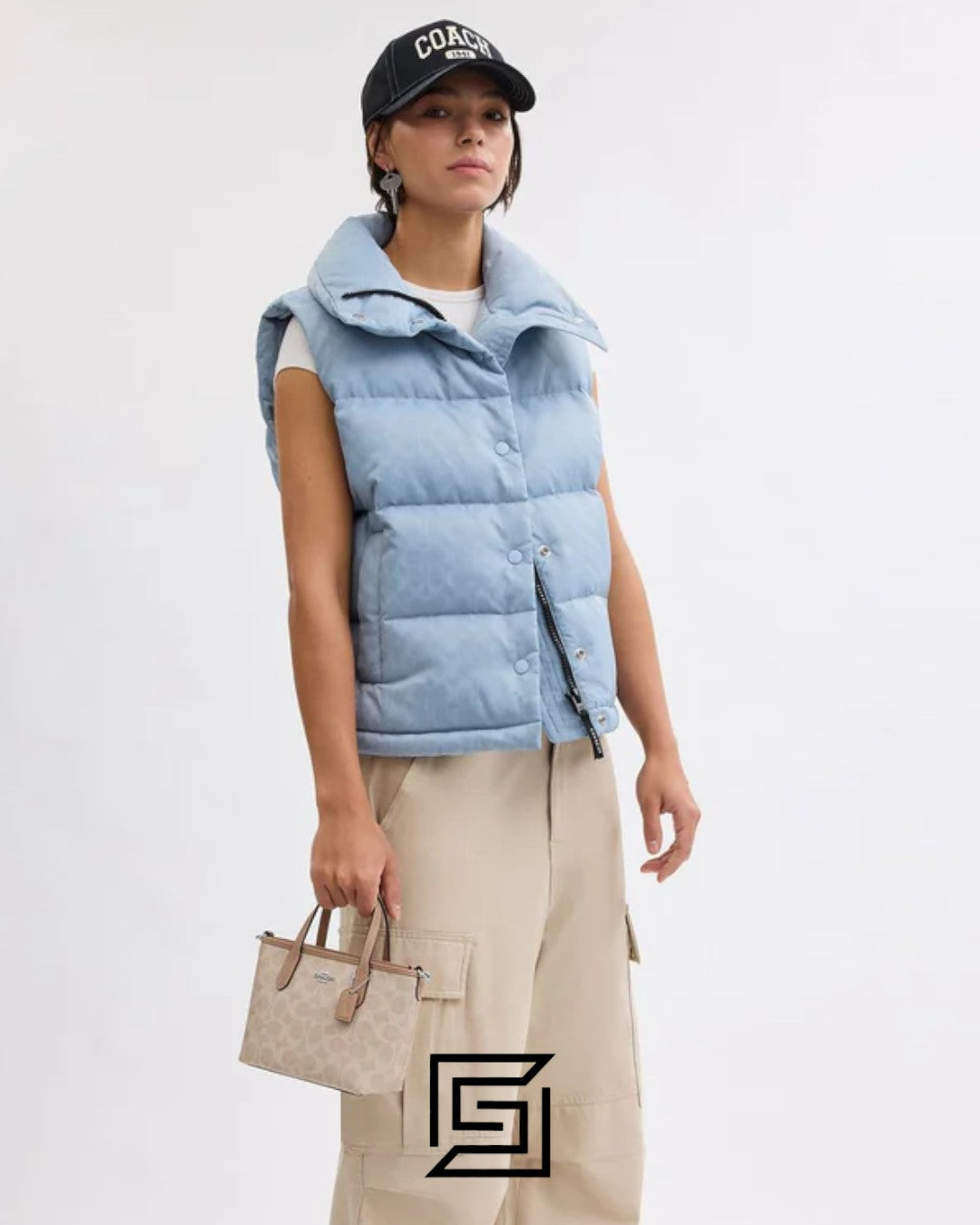 City Mini Tote Bag In Signature Canvas CW032